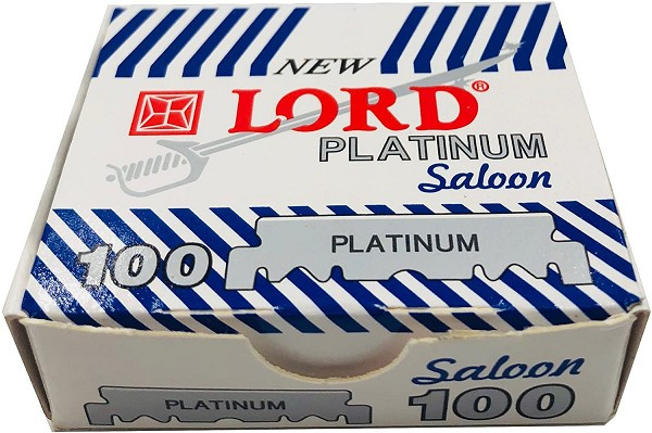 Lord Platinum Barber 1/2 Lamina Com 100 Pçs 