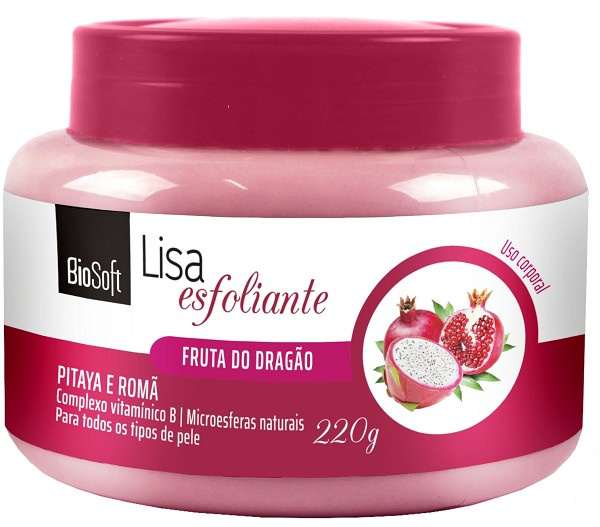 Bio Soft Lisa Esf Pitaya E Roma Fruta D Dragao 220g 