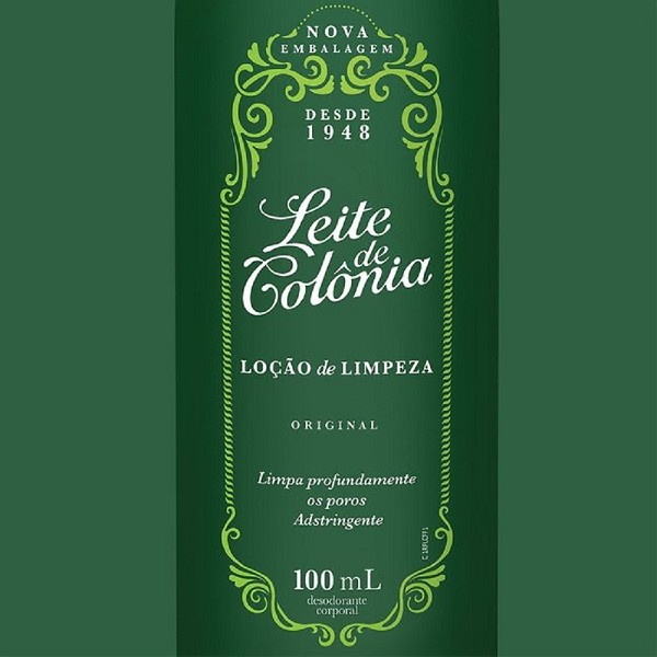 Leite De Colonia Loçao De Limpeza Verde 100ml 