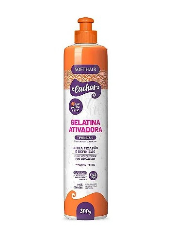 Softhair Cachos Gelatina Ativadora Ultra Fixacao 300g 
